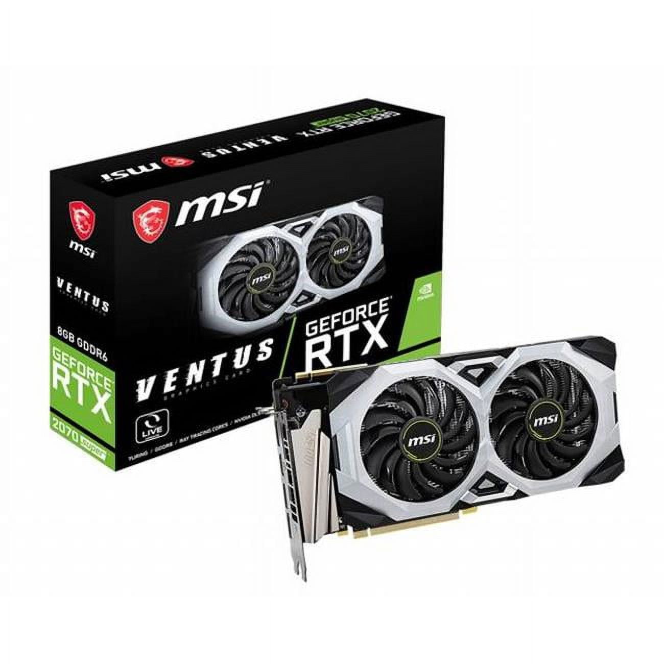MSI G207S-V Nvidia GeForce RTX 2070 Super Ventus 8GB GDDR6 HDMI& 