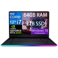 thumbnail image 1 of MSI GE76 Raider 17 Gaming Laptop, 17.3" IPS FHD (1920 x 1080) 144Hz, 12th Intel Core i7-12700H 14cores, GeForce RTX 3060 6GB, 64GB DDR4 2TB PCIe SSD, RGB Keyboard, Windows 10 Pro, 1 of 5