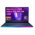 thumbnail image 1 of MSI GE76 Raider Gaming Laptop Intel Core i7-11800H, GeForce RTX 3060, 17.3" FHD 144HZ, 16GB RAM 512GB NVMe SSD, Wi-Fi6, Windows 10, 1 of 5