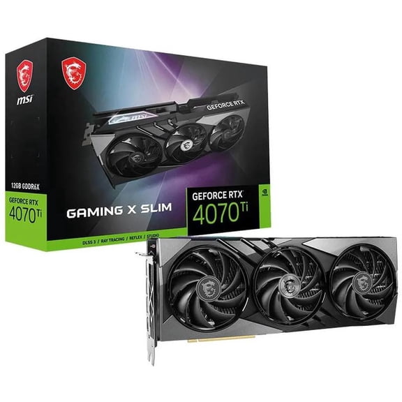 MSI GEFORCE RTX 4070 TI GAMING X SLIM Computer Video Card RTX 4070 TI