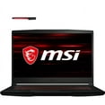 thumbnail image 1 of MSI GF63 15.6" FHD GTX 1650 Max-Q 4GB Gaming Laptop Computer, Intel Quad-Core i5-10300H (Beat i7-8809G), 16GB DDR4 RAM, 512GB PCIe SSD, WiFi 6, BT 5.1, Backlit KB, Windows 10, 1 of 5