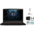 thumbnail image 1 of MSI GF63 Thin 11SC-693 15.6" FHD Gaming Laptop, Intel Core i5-11400H, 2.7GHz, NVIDIA GeForce GTX 1650, 12GB Memory, 512GB NVMe SSD, Windows 11 Home, Wi-Fi 6, Webcam, Black + Mazepoly Accessories, 1 of 6