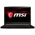 thumbnail image 1 of MSI GF63 Thin 11UC Gaming/Entertainment Laptop (Intel i5-11400H 6-Core, 15.6in 144Hz Full HD (1920x1080), NVIDIA RTX 3050, 8GB RAM, 128GB PCIe SSD + 2TB  HDD, Backlit KB, Wifi, Win 11 Pro), 1 of 7