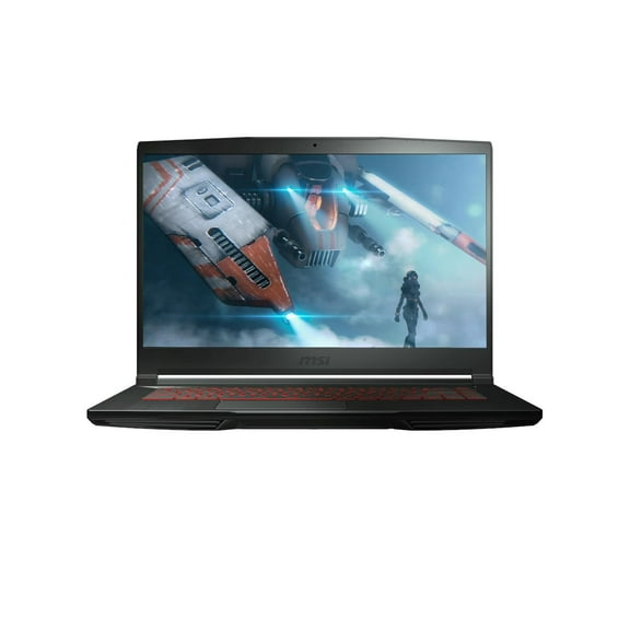 MSI GF63 Thin 15.6" Gaming Laptop, 144Hz FHD, Intel Core i5-11400H, NVIDIA GeForce RTX 3050 4GB, 16GB DDR4 Memory, 512GB NVMe SSD, Windows 11, Black, 11UC-1276US