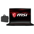 thumbnail image 1 of MSI GF63 Thin-15 Gaming & Entertainment Laptop (Intel i5-10500H 6-Core, 15.6" 60Hz Full HD (1920x1080), NVIDIA GTX 1650 [Max-Q], 16GB RAM, 7.6TB  SATA SSD, Backlit KB, Win 11 Pro) with Topload Bag, 1 of 7