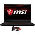 thumbnail image 1 of MSI GF63 Thin-15 Gaming & Entertainment Laptop (Intel i5-10500H 6-Core, 15.6" 60Hz Full HD (1920x1080), NVIDIA GTX 1650 [Max-Q], 64GB RAM, 512GB  SATA SSD, Backlit KB, Win 11 Home) with Loot Box, 1 of 7