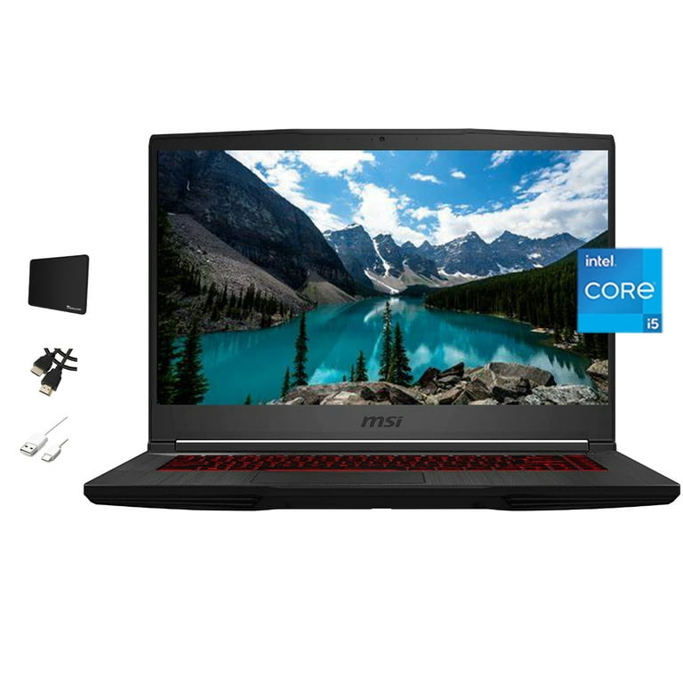 MSI GF65 Gaming Laptop, FHD 1080p, Intel Core i5-10500H