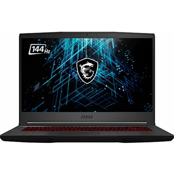 MSI GF65 Thin 3060 Gaming Laptop, 15.6" FHD 144Hz Display, Core i5-10500H 6-Core, GeForce RTX 3060 6GB, 16GB RAM 3200MHz, 1TB PCIe SSD, USB-C, WiFi 6, Ethernet, HDMI, Backlit, Win 10