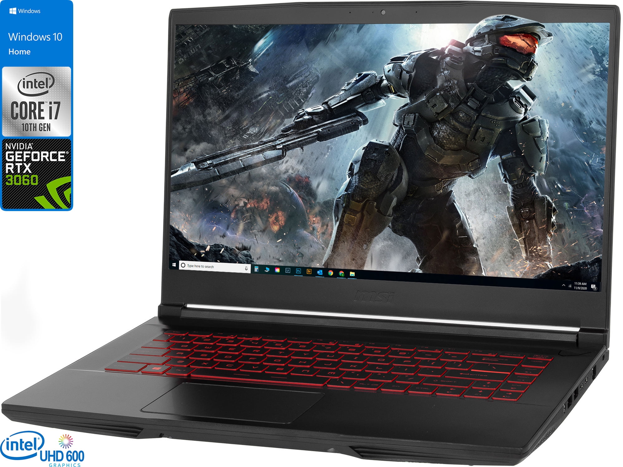 MSI GF65 Thin Gaming Laptop, 15.6