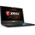 thumbnail image 1 of MSI 15.6" Full HD Gaming Laptop, Intel Core i7 i7-7700HQ, 16GB RAM, NVIDIA Geforece GTX 1070 8 GB, 1TB HD, 256GB SSD, Windows 10, Black, GS63VR Stealth Pro-078, 1 of 5