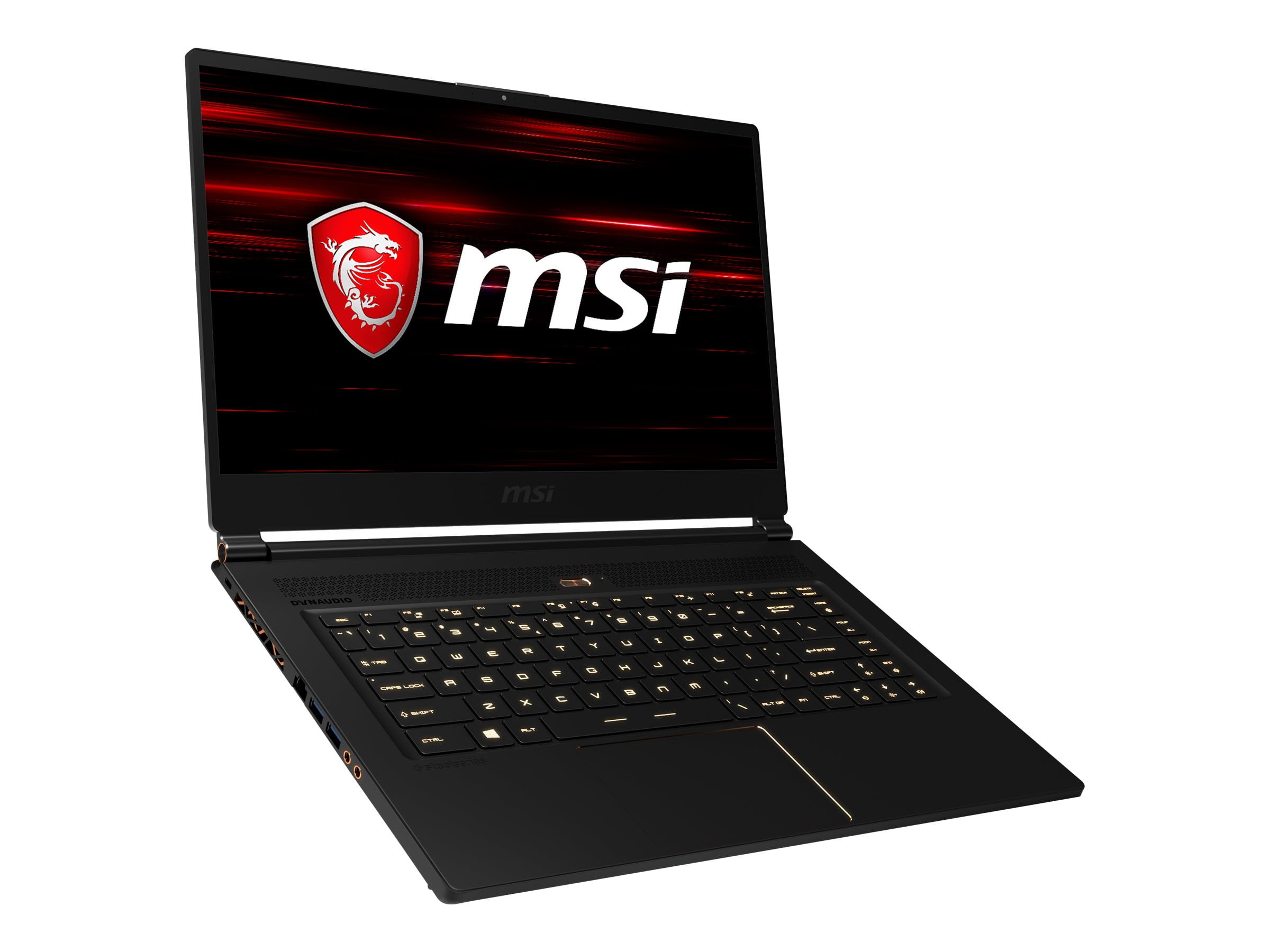 MSI GS65 Stealth THIN-068 15.6 inch Intel Core i7-8750H 2.2GHz/ 32GB DDR4/ 1TB SSD/ GTX 1070/ USB3.1/ Windows 10 Ultrabook (Matte Black with Gold Diamond cut) MSI