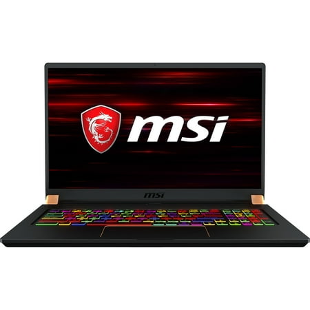 MSI GS75 Stealth 10SE-620 17.3" Gaming Notebook - Core i7-10875H - 16GB RAM - 512GB SSD - 1920 x 1080 - NVIDIA GeForce RTX 2060 - Windows 10 Pro - Matte Black with Gold Diamond