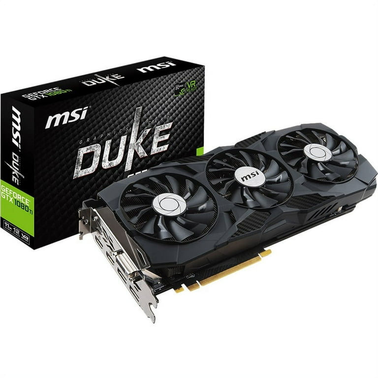 MSI GTX 1080 Ti Duke 11G OC - G1080TD11C - Walmart.com