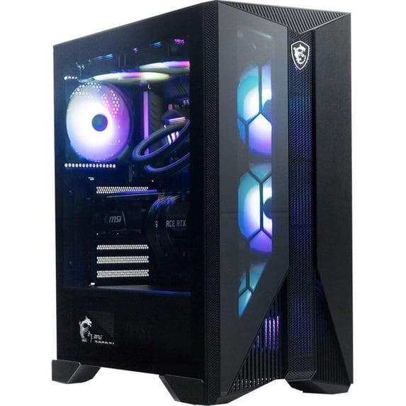 MSI Gaming Desktop Aegis RS, Intel Core i7-13700KF, Nvidia GeForce RTX 4070Ti 12GB, 32GB DDR5, 2TB PCIe SSD, Windows 11 Pro 64-bit, 13NUF-439US