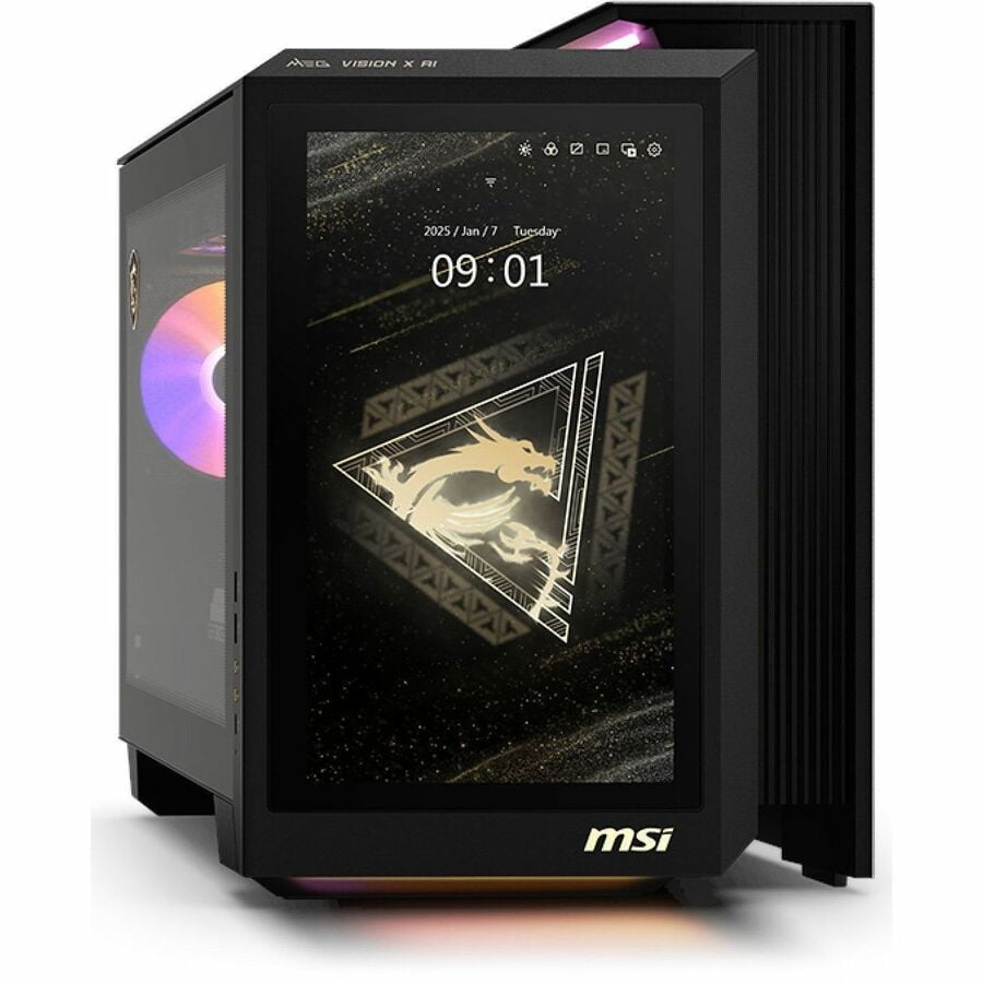 MSI Gaming Desktop PC MEG Vision X AI 2NVZ9-045US Intel Core Ultra 9 285K 64GB DDR5 2TB NVMe SSD GeForce RTX 5090 Windows 11 Pro