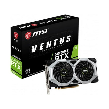 MSI Gaming GeForce RTX 2060 VENTUS 6G OC Graphics Card