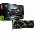 thumbnail image 1 of MSI Gaming GeForce RTX 4070 Ti SUPER 16GB GDDR6X PCI Express 4.0 ATX Video Card RTX 4070 Ti SUPER 16G GAMING X SLIM, 1 of 16