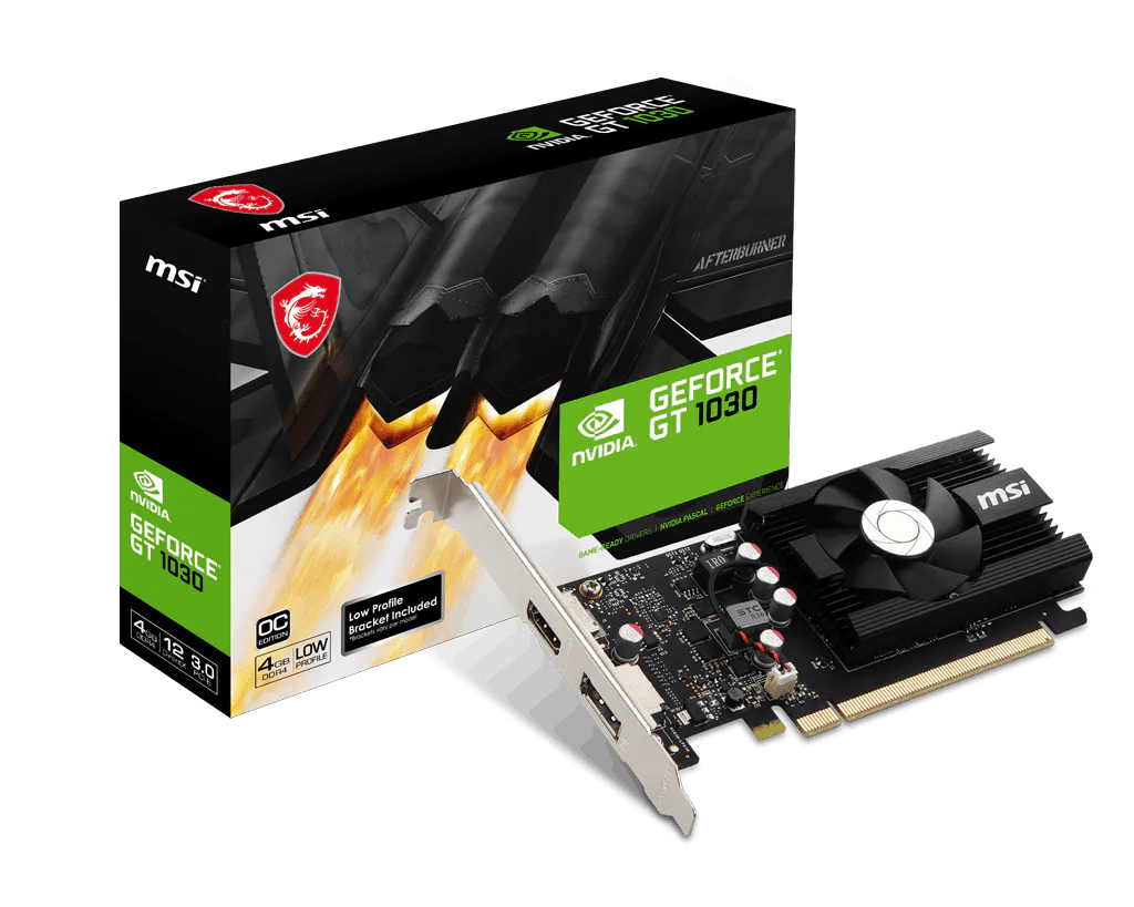 グラボ Win11 GT1030 Corei7 メモリ16GBSSD256GB MSI GeForce GT 1030 Graphics GPU, 4GB GDDR4, PCI Express 3.0 x16