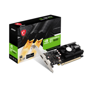 MSI GeForce GT 1030 4GB GDDR4 PCI Express 3.0 x16 (uses x4) ATX Video Card GT 1030 4GD4 LP OC