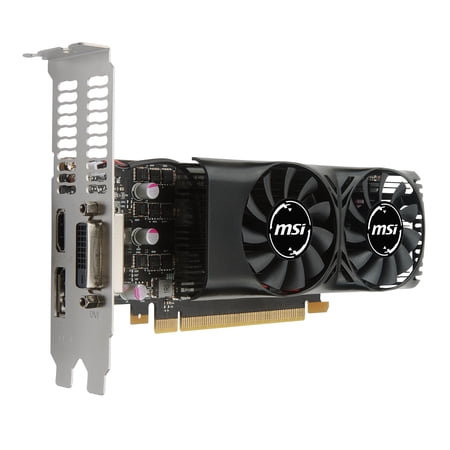 MSI GeForce GTX 1050 Ti 4GB LP GDDR5 Graphics Card