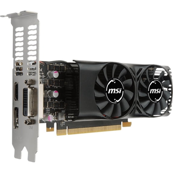MSI GeForce GTX 1050 Ti 4GB Low Profile PCI Express Video Card - G1050T4TP