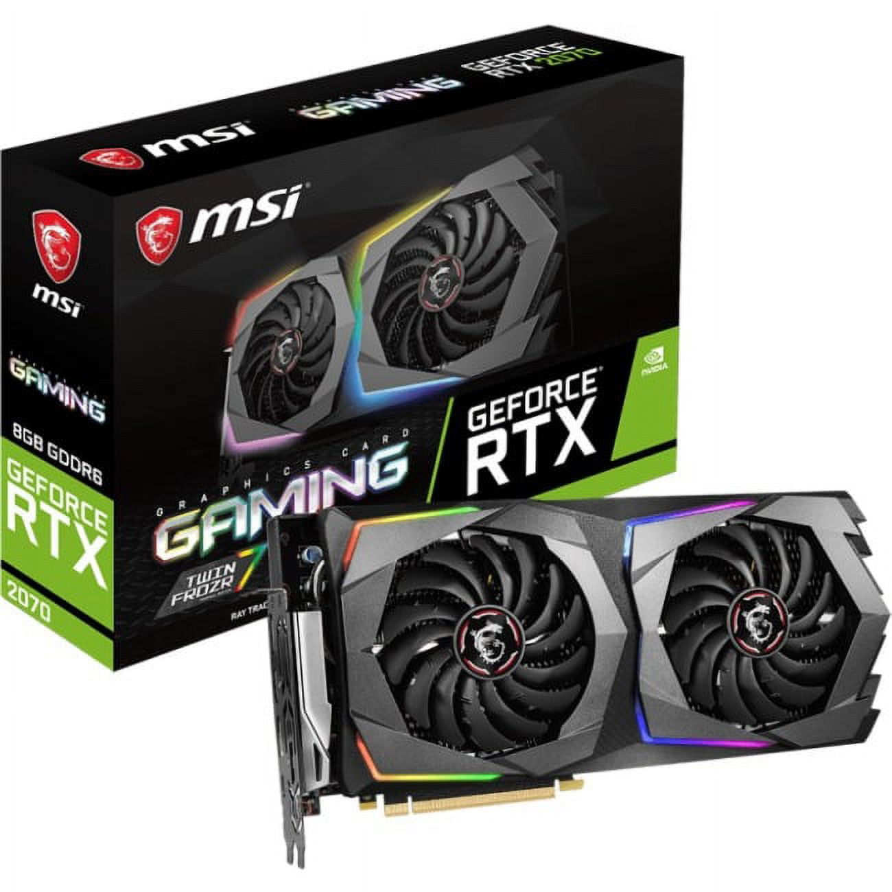 Tarjeta gráfica MSI GeForce RTX 2070 Gaming 8G El Salvador Ubuy