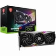 thumbnail image 1 of MSI GeForce RTX 4080 16GB GAMING X TRIO Graphics Card - DirectX 12 Ultimate Supported - G-Sync Compatible - HDCP Supported - TORX Fan 5.0 Cooling System - 16 GB GDDR6X Memory, 1 of 5