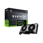MSI NVIDIA GeForce RTX 5060 Ti Graphic Card - 16 GB GDDR7 - 7680 x 4320 - 2.62 GHz Boost Clock - 128 bit Bus Width - PCI Express 5.0 x16 - DisplayPort - 3 x DisplayPort - HDMI