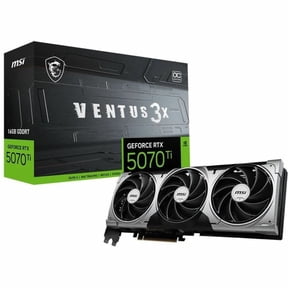 MSI GeForce GeForce RTX 5070 Ti 16G VENTUS 3X OC Graphics Card, 16GB GDDR7, DPx3, HDMIx1, DLSS 4