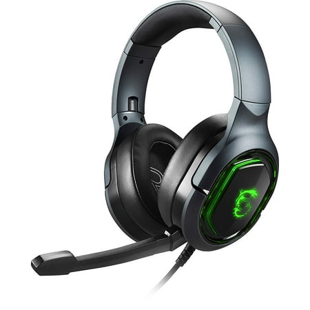 MSI - Immerse Wired Gaming Headset - Black