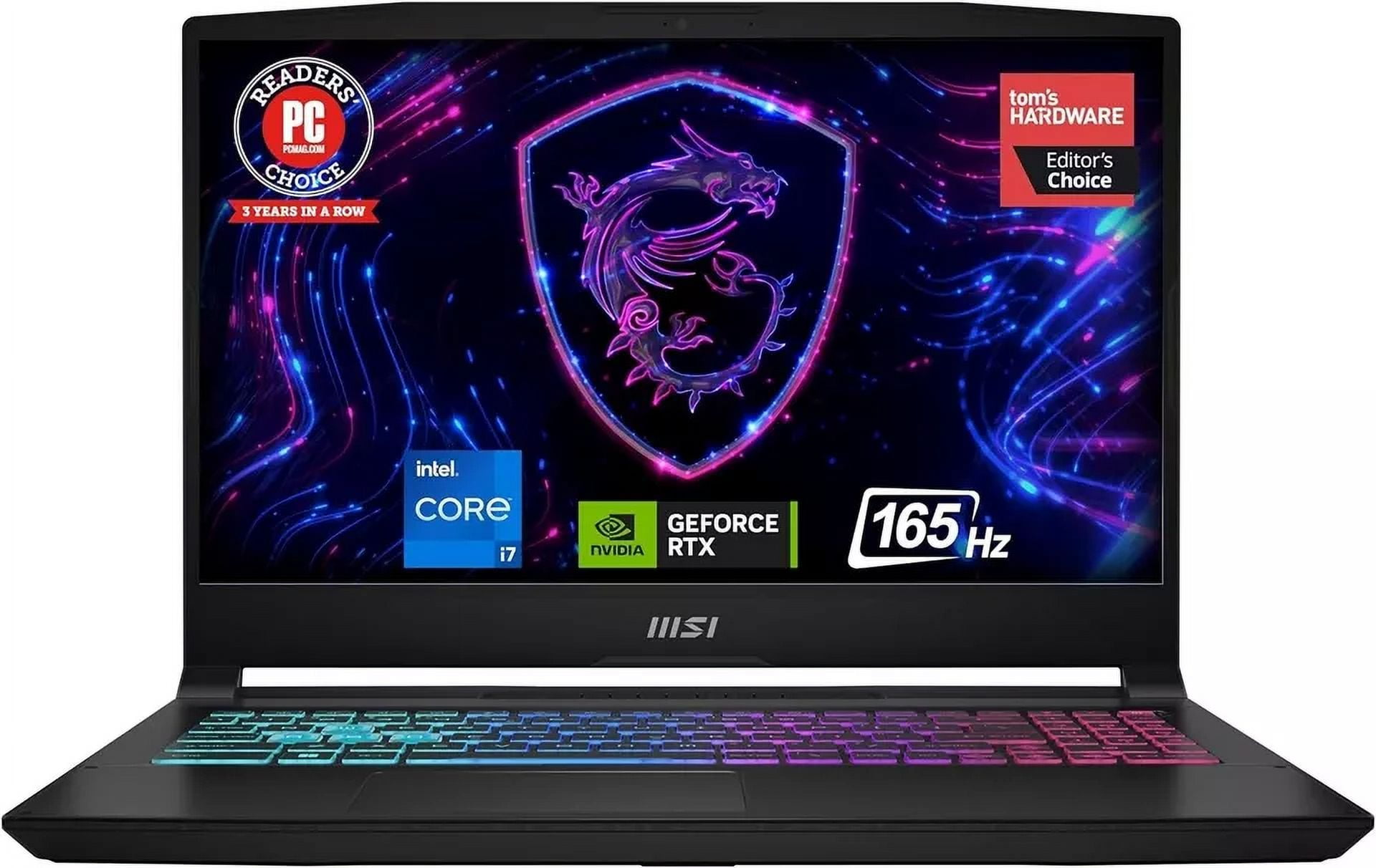 MSI Katana 15 15.6” 165Hz QHD Gaming Laptop: Intel Core i7-13620H
