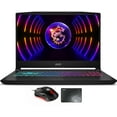 thumbnail image 1 of MSI Katana 15 B12VGK-082US Gaming/Entertainment Laptop (Intel i7-12650H 10-Core, 15.6in 144Hz Full HD (1920x1080), GeForce RTX 4070, 64GB DDR5 4800MHz RAM, Win 11 Pro) with Clutch GM08 , Pad, 1 of 7