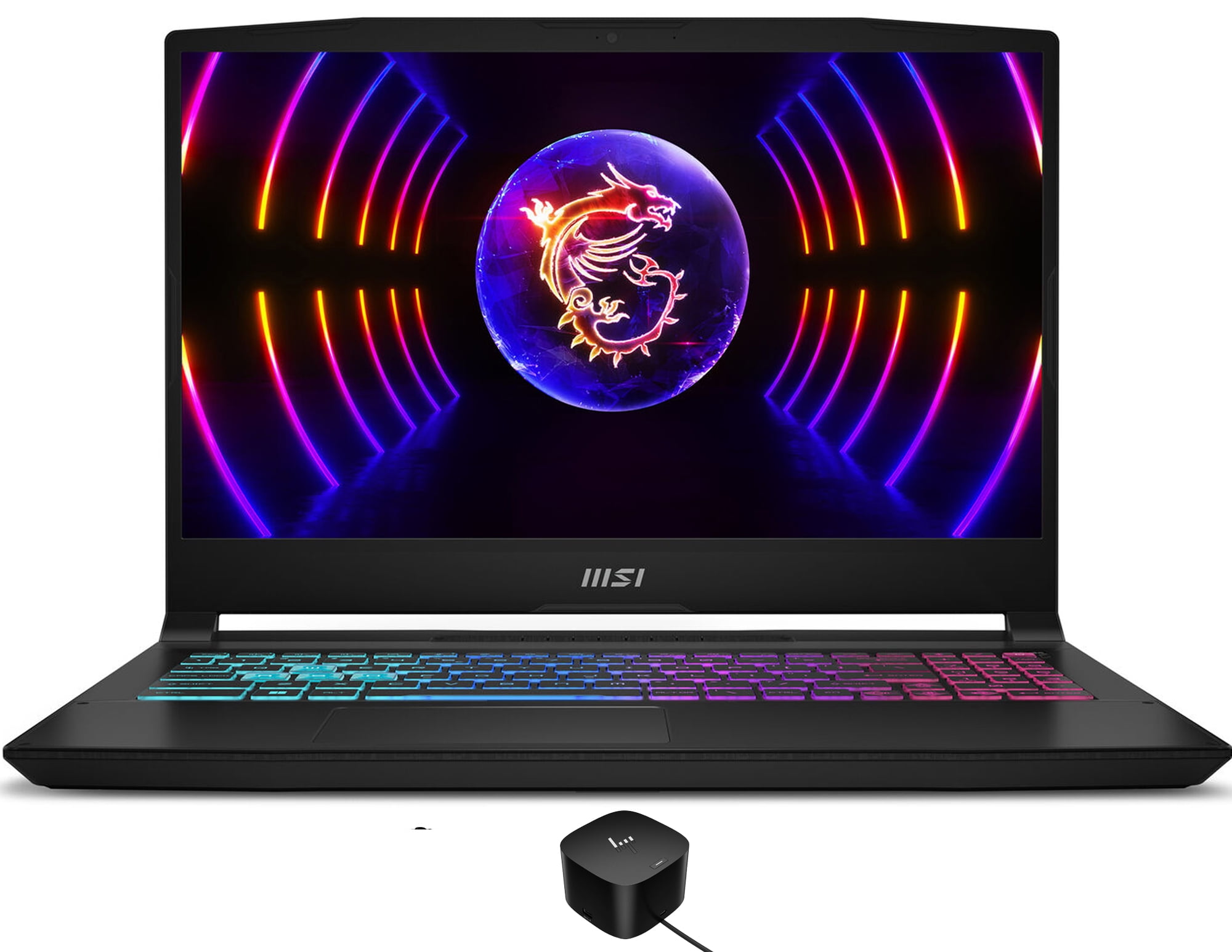 MSI Katana 15 B12VGK-082US Gaming/Entertainment Laptop (Intel i7-12650H 10-Core, 15.6in 144Hz Full HD (1920x1080), GeForce RTX 4070, Win 11 Home) with 120W G4 Dock