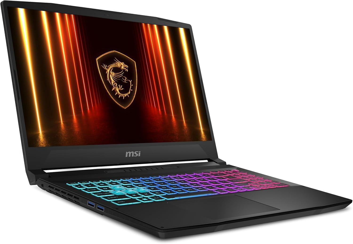 msi Katana HX Gaming Laptop, 15.6” 165Hz QHD IPS Display, 16-core i7-14650HX (>i9-12900H, UP to 5.2 GHz, GeForce RTX 5070, Copilot+ PC, RGB Backlit Keyboard, Win11, (16GB DDR5 RAM | 1TB SSD)) - Thumbnail 4