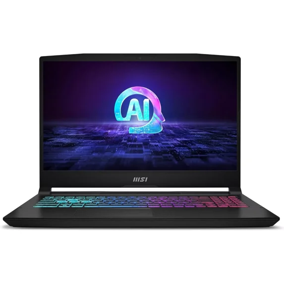 MSI Katana A15 AI 15.6” 144Hz FHD Gaming Laptop: Ryzen 7-8845HS, NVIDIA Geforce RTX 4060, 32GB DDR5, 1TB NVMe SSD, Cooler Boost 5, Win 11: Black B8VF-448US