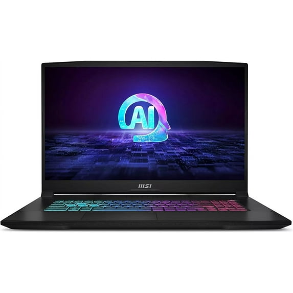 MSI Katana A17 AI 17.3” 240Hz QHD Gaming Laptop: Ryzen 9-8945HS, NVIDIA Geforce RTX 4070, 64GB DDR5, 2TB NVMe SSD, Cooler Boost 5, Win 11: Black B8VG-879US