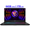 thumbnail image 1 of MSI Katana A17 AI Premium Gaming Laptop 17.3" FHD 240Hz AMD 8-core AI-Capable Ryzen 7 8845HS 64GB DDR5 1TB SSD GeForce RTX 4070 RGB Backlit Nahimic Win11, 1 of 7