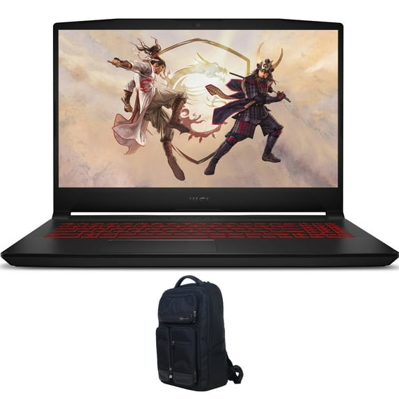 MSI Katana GF66 12UE-603 Gaming/Entertainment Laptop (Intel i7-12700H 14-Core, 15.6in 144Hz Full HD (1920x1080), GeForce RTX 3060, 64GB RAM, 8TB PCIe SSD, Win 11 Pro) with Atlas Backpack