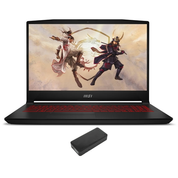 MSI Katana GF66 Gaming Laptop (Intel i7-12700H 14-Core, 15.6in 144 Hz Full HD (1920x1080), GeForce RTX 3060, 32GB RAM, 2x2TB PCIe SSD RAID 1 (2TB), Win 11 Pro) with DV4K Dock
