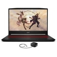 thumbnail image 1 of MSI Katana GF66 Gaming Laptop (Intel i7-12700H 14-Core, 15.6in 144Hz Full HD (1920x1080), GeForce RTX 3060, 16GB RAM, 4TB PCIe SSD, Backlit KB, Win 11 Pro) with G2 Universal Dock, 1 of 7