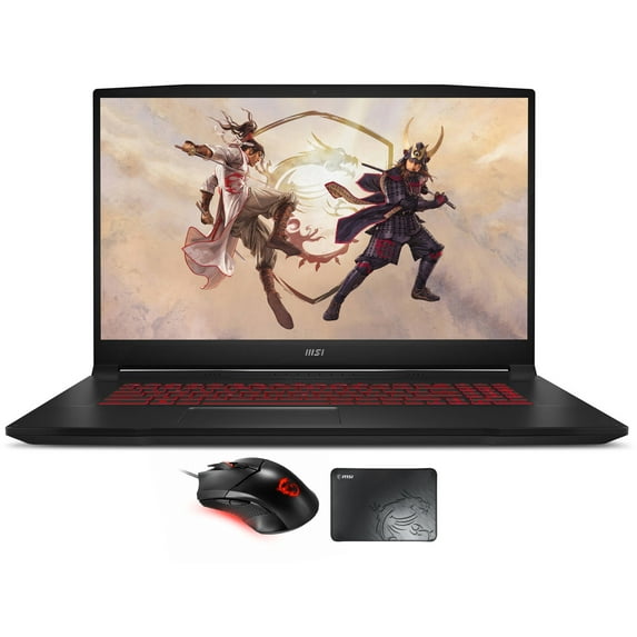 MSI Katana GF76 12UE-026 Gaming/Entertainment Laptop (Intel i7-12700H 14-Core, 17.3in 144Hz Full HD (1920x1080), NVIDIA GeForce RTX 3060, Win 11 Pro) with Clutch GM08 , Pad