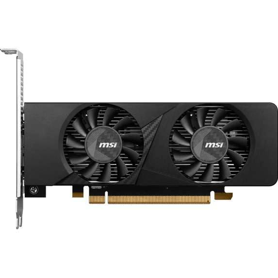 MSI GeForce RTX 3050 LP 6G OC Graphics Card, 6GB GDDR6, DPx1, HDMIx2, DLSS 4