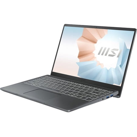 MSI Laptop Modern 14 Intel Core i5 11th Gen 1155G7 (2.50GHz) 8GB Memory 512 GB NVMe SSD Intel Iris Xe Graphics 14.0" Windows 11 Home 64-bit Modern 14 B11MOU-1024