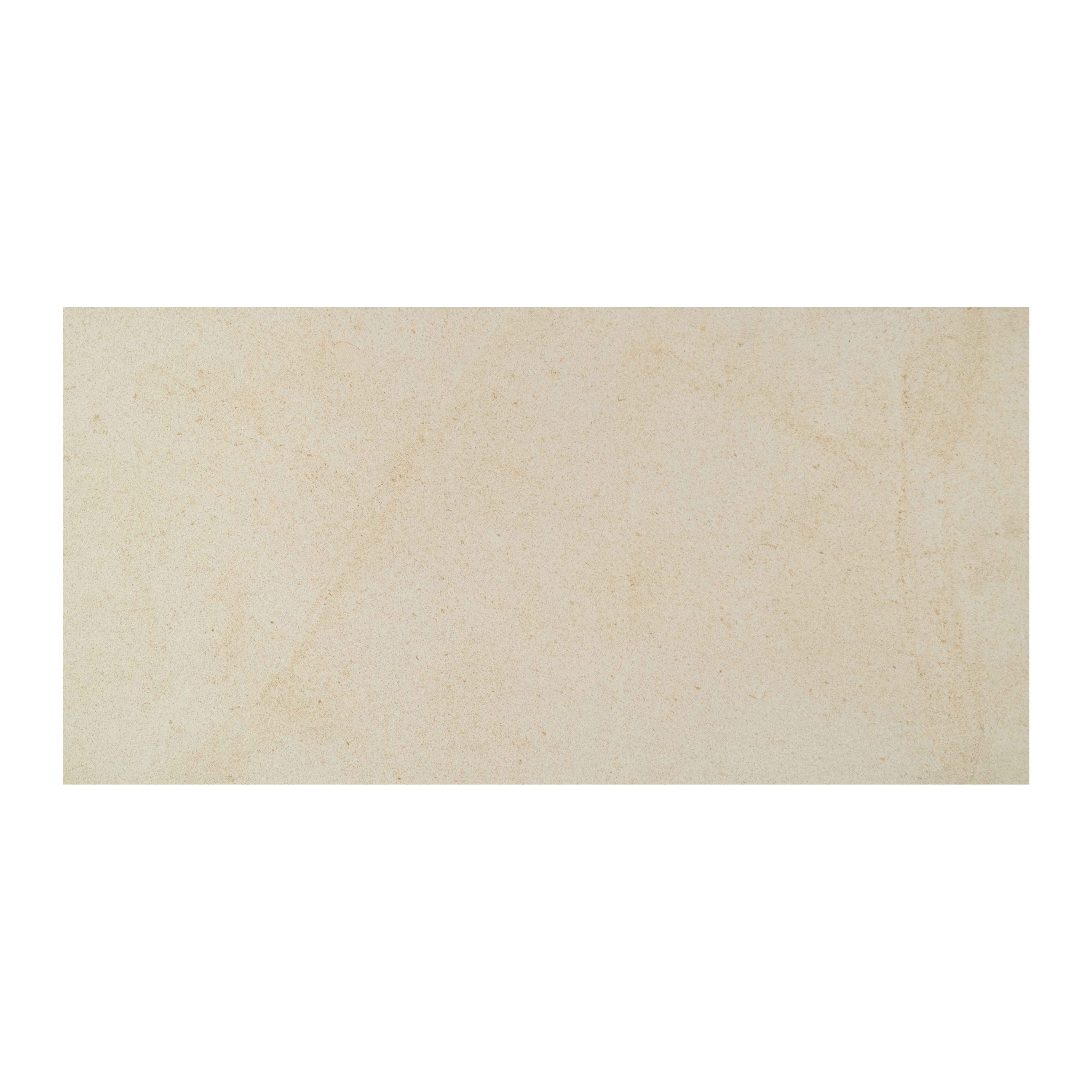 Off-White Matte Porcelain Outdoor Paver Tile 18x36