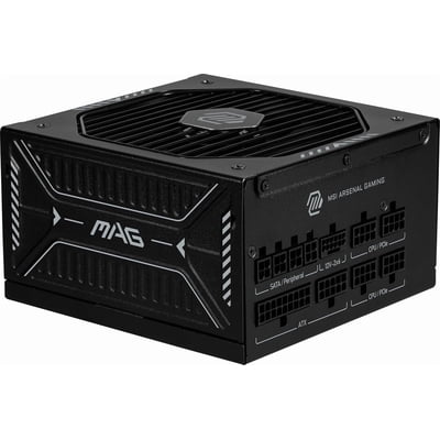 MSI - MAG A750GLS PCIE5, USA, 750W, Fully-Modular, 80 Plus Gold, Bilingual Color Box, Solid wood pallet packing, 10Y Warranty