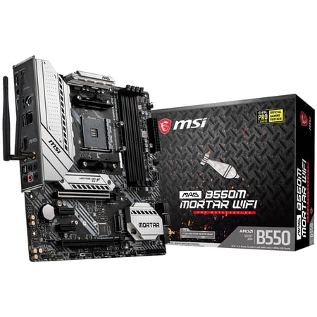 MSI MAG B550M Mortar WiFi AM4 Micro-ATX Motherboard
