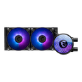 thumbnail image 1 of MSI MAG CORELIQUID A12 240 All-in-one CPU Liquid Cooler, 277 x 120 x 27mm Radiator, Dual 120mm ARGB Fans, Rotatable blockhead, 1 of 4