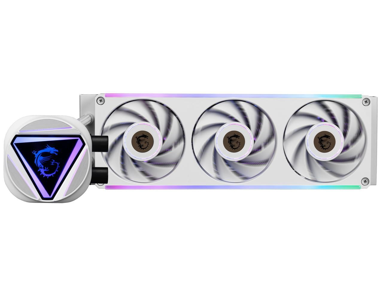 MSI MAGCORELIQUIDC360V2White MAG CoreLiquid C360 V2 360mm ARGB Liquid CPU Cooler White