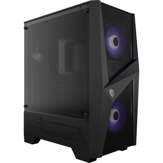 MSI MAG FORGE 100M Gaming Computer Case - Tempered Glass