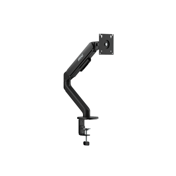 MSI Mounting Arm for Monitor, Flat Panel Display, Curved Screen Display, Display, Matte Black